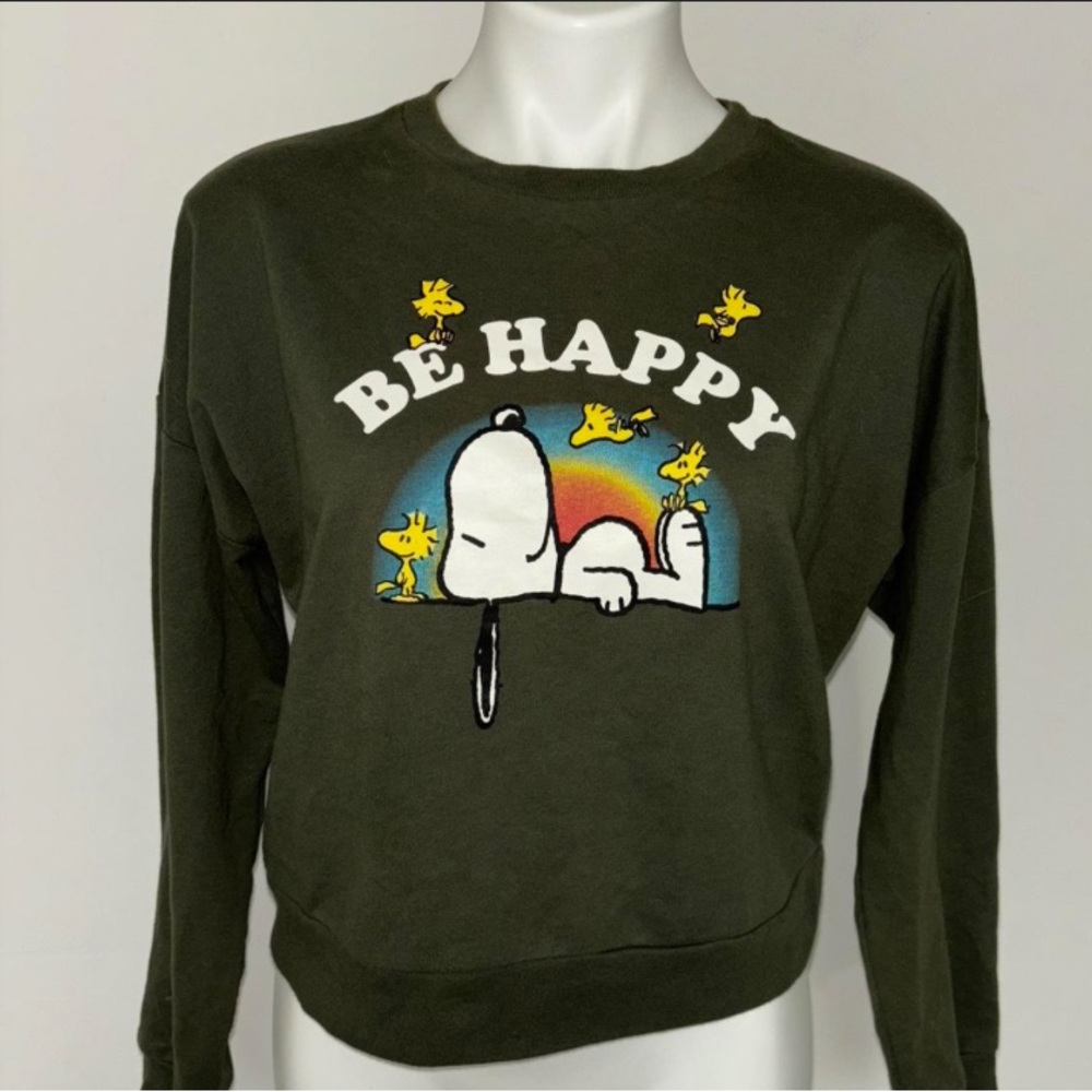 Peanuts - Snoopy's Crew Sweatshirt , cropped Size-Medium